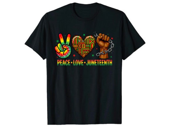 Peace Black History Month T-Shirt Graphics