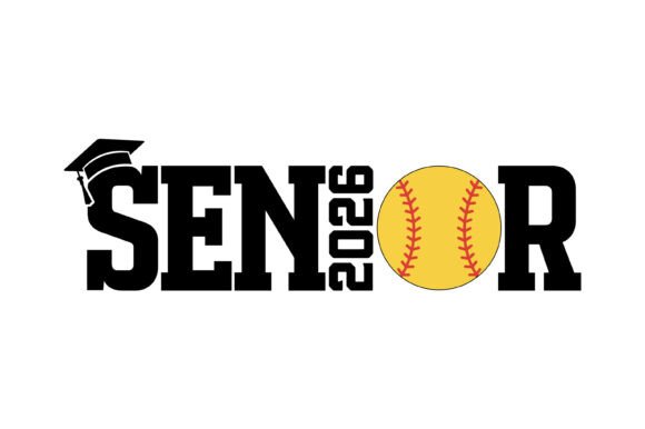 Senior 2026 Softball Design