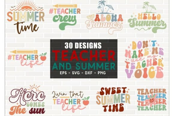 Teacher and Summer SVG Bundle