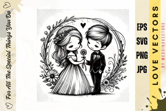 Weddingvectors - 2200576: Graphics for Romantic Design